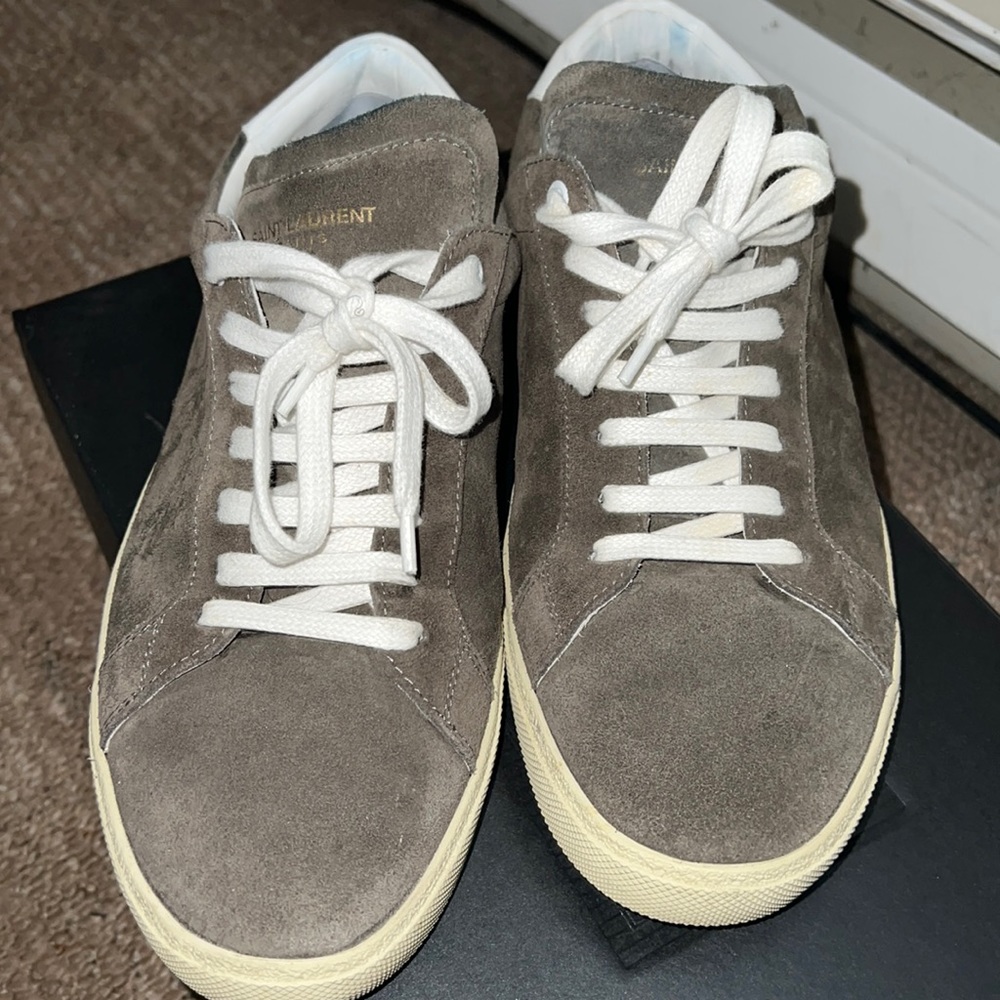 Saint Laurent mens tennis sneaker